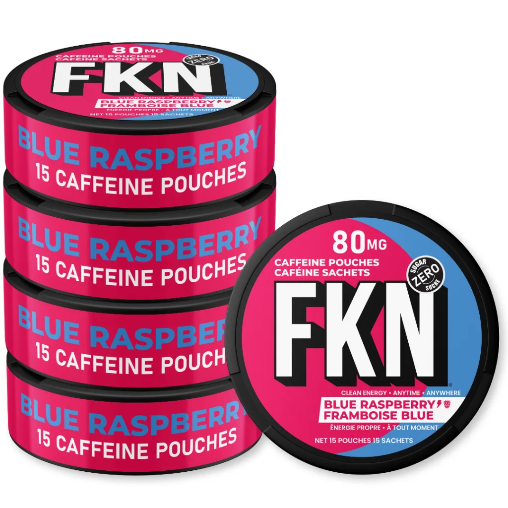 FKN Caffeine Pouches (Blue Raspberry) 80MG (USA)