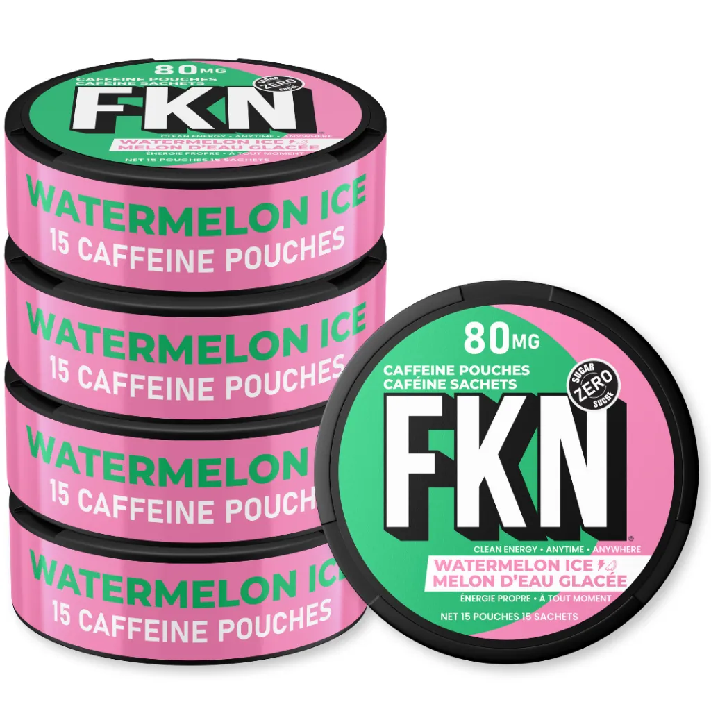 FKN Caffeine Pouches (Watermelon Ice) 80MG (USA)