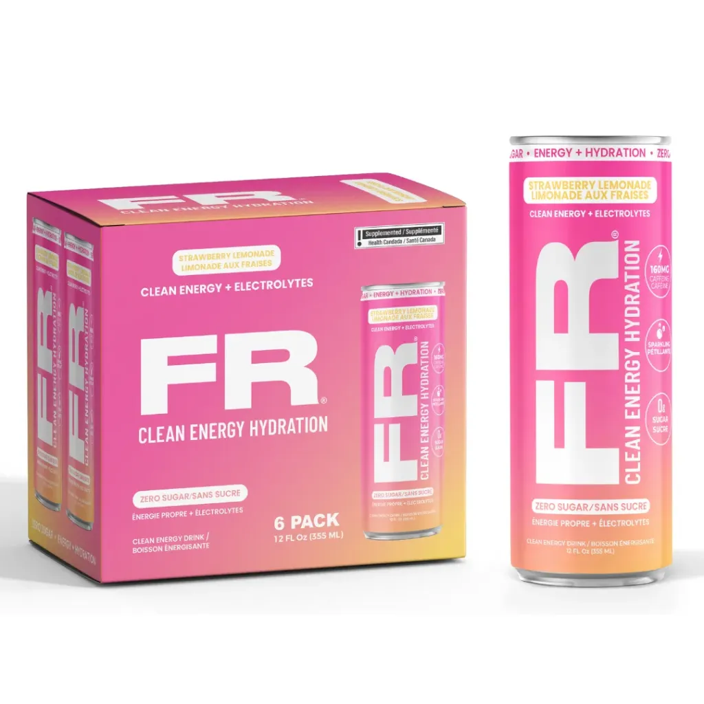 FR Clean Energy Hydration (Strawberry lemonade) (Case of 24)(4x6 packs) (USA)