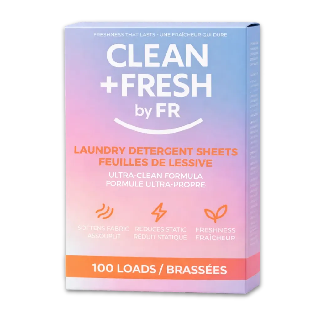 Laundry Detergent Sheets (100 Loads) (Case of 10)(USA)