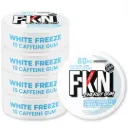FKN Caffeine Gum (White Freeze) 80MG (Sleeve of 20) (USA)
